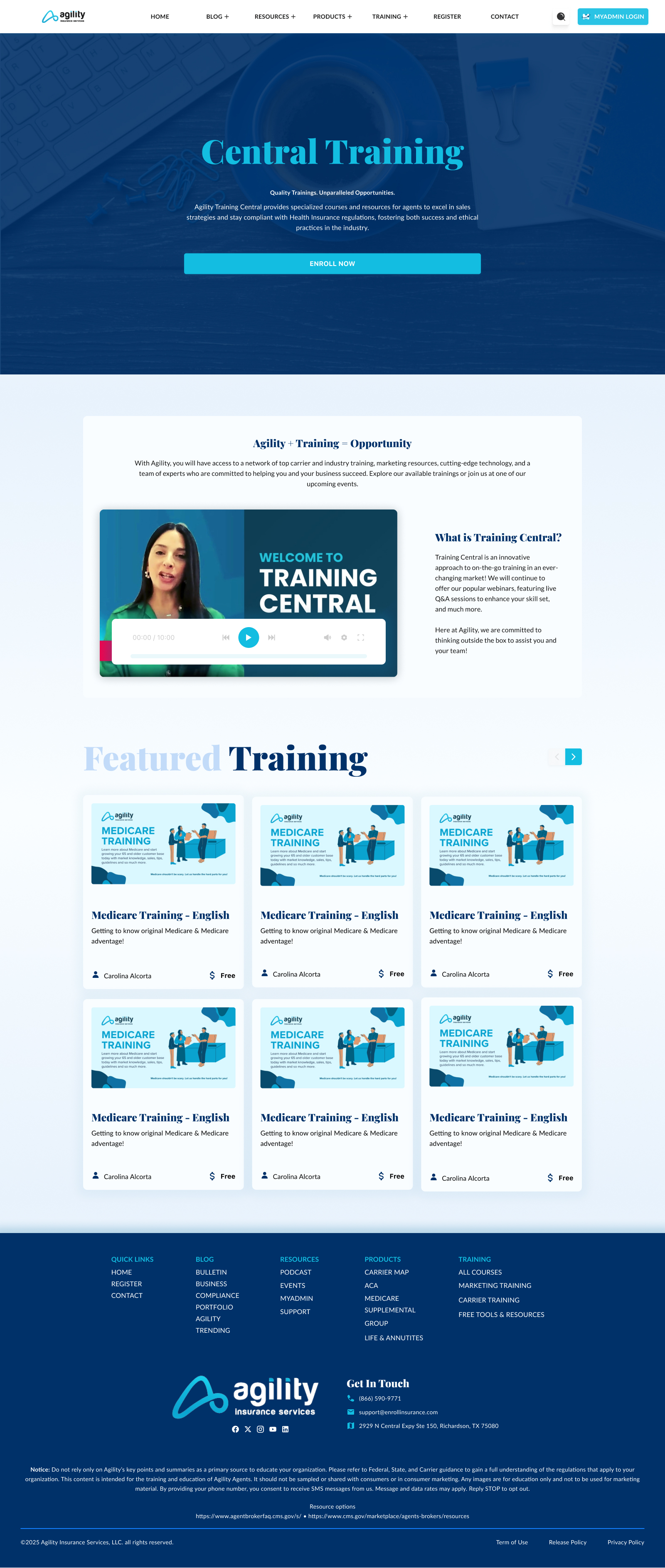 Agility learning center